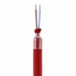 Kit Creative Flex flexibles gewebeummanteltes Kabelrohr, RM09 rot mit Metallenden