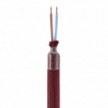 Kit Creative Flex flexibles gewebeummanteltes Kabelrohr, RM19 bordeaux-rot mit Metallenden