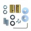 Kit Creative Flex flexibles gewebeummanteltes Kabelrohr, RM20 dunkelblau mit Metallenden