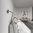 Kit Creative Flex flexibles gewebeummanteltes Kabelrohr, RZ30 eisenfarben mit Metallenden