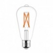 Lampadina LED SMART WI-FI Edison ST64 Trasparente a filamento 6.5W E27 Dimmerabile