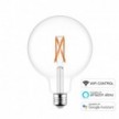 Lampadina LED SMART WI-FI Globo G95 Trasparente a filamento 6.5W E27 Dimmerabile