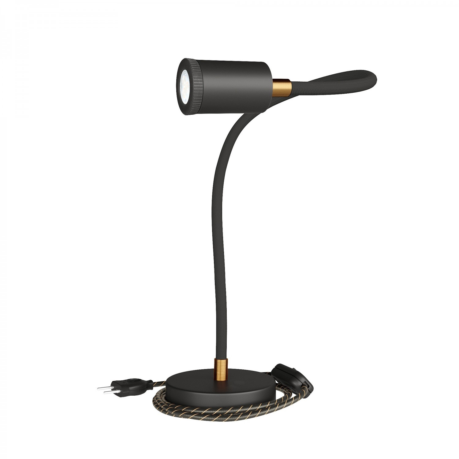 Table Flex GU1d0 lampe de table articulée avec mini spot LED