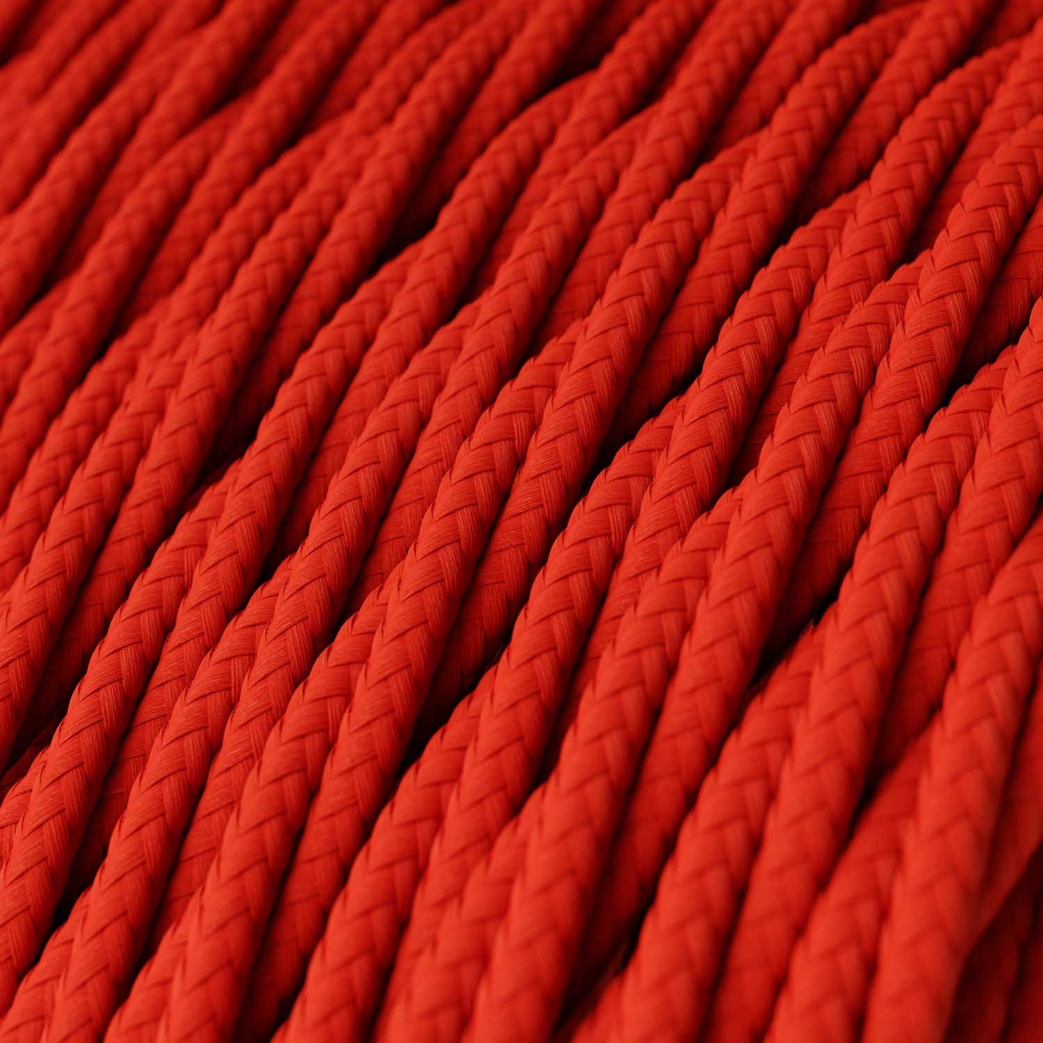 Snake Twisted - Lampe plug-in avec câble textile tressé