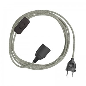 SnakeBis Zig-Zag - Câblage avec douille et câble textile effet Zig-Zag