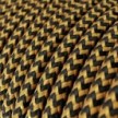 SnakeBis Zig-Zag pour abat-jour - Câblage avec douille et câble textile effet Zig-Zag