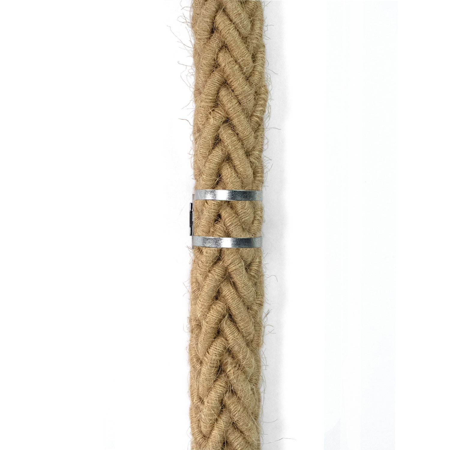 SnakeBis Tauseil - Plug-in Leuchte mit geflochtenem Jute-Tauseil