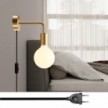 Lampe Spostaluce en métal avec extension courbée