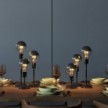 Alzaluce - Lampada da tavolo in metallo