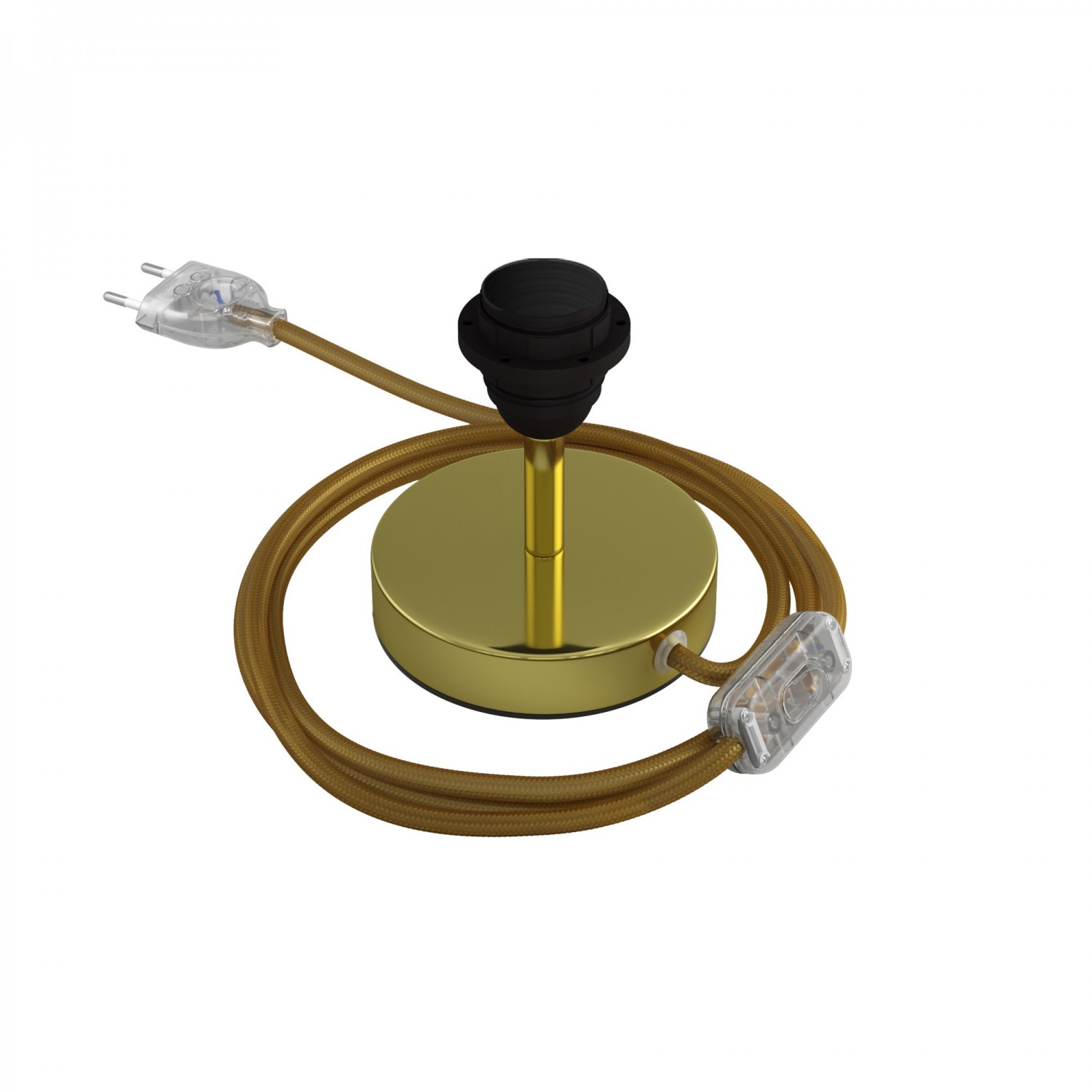 Alzaluce für Lampenschirm - Metall-Tischleuchte
