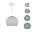 Lampe suspension avec abat-jour Cupola