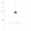 Lampe suspension avec abat-jour Cupola