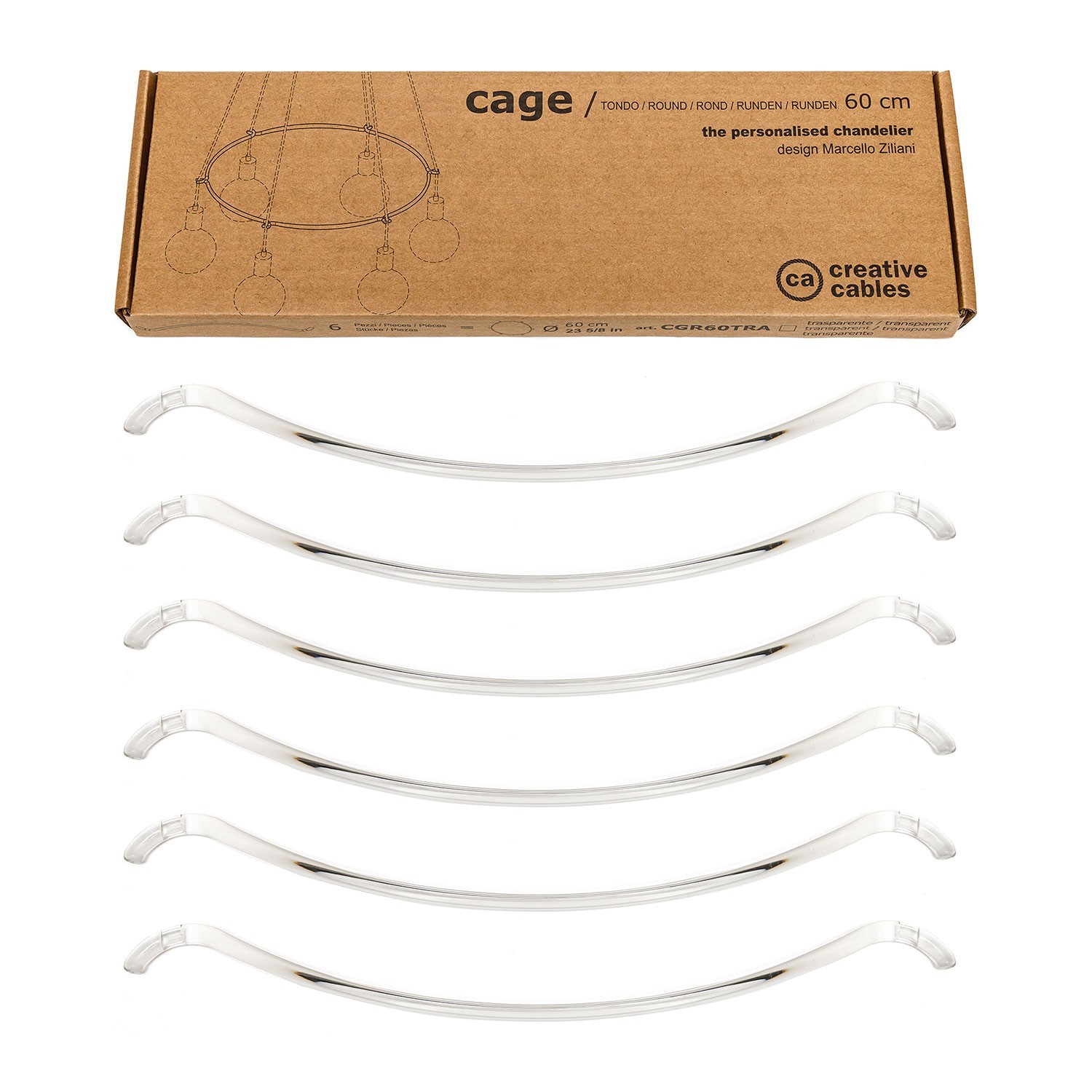 Cage Cerchio - Struttura per lampadari