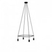 Lampadario Cage a 4 cadute Globo