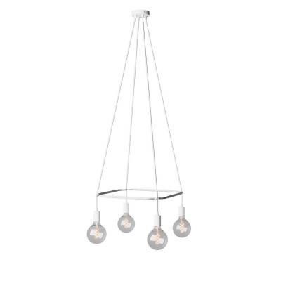 Lampadario Cage a 4 cadute Globo