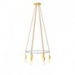 Lampadario Cage a 6 cadute Edison ST64