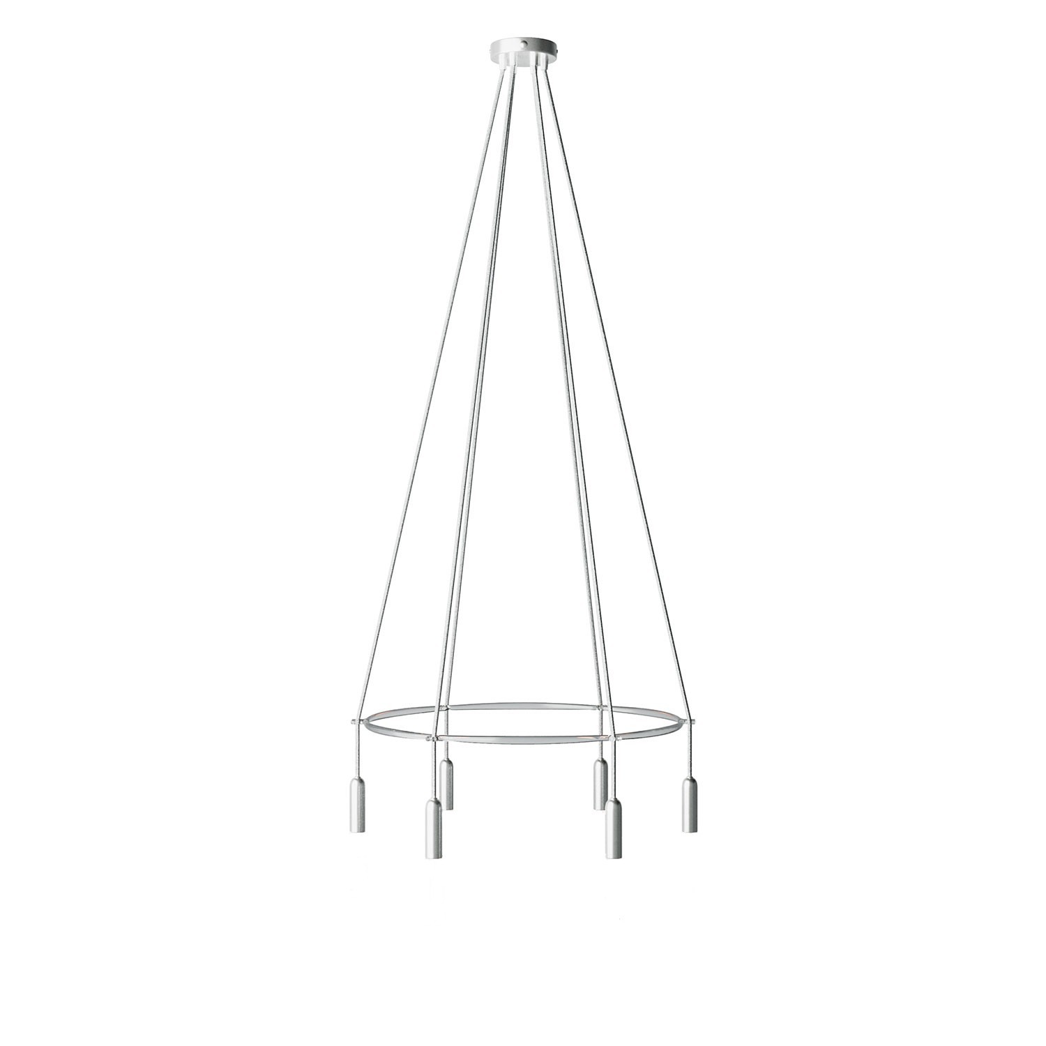 Lampadario Cage a 6 cadute P-Light