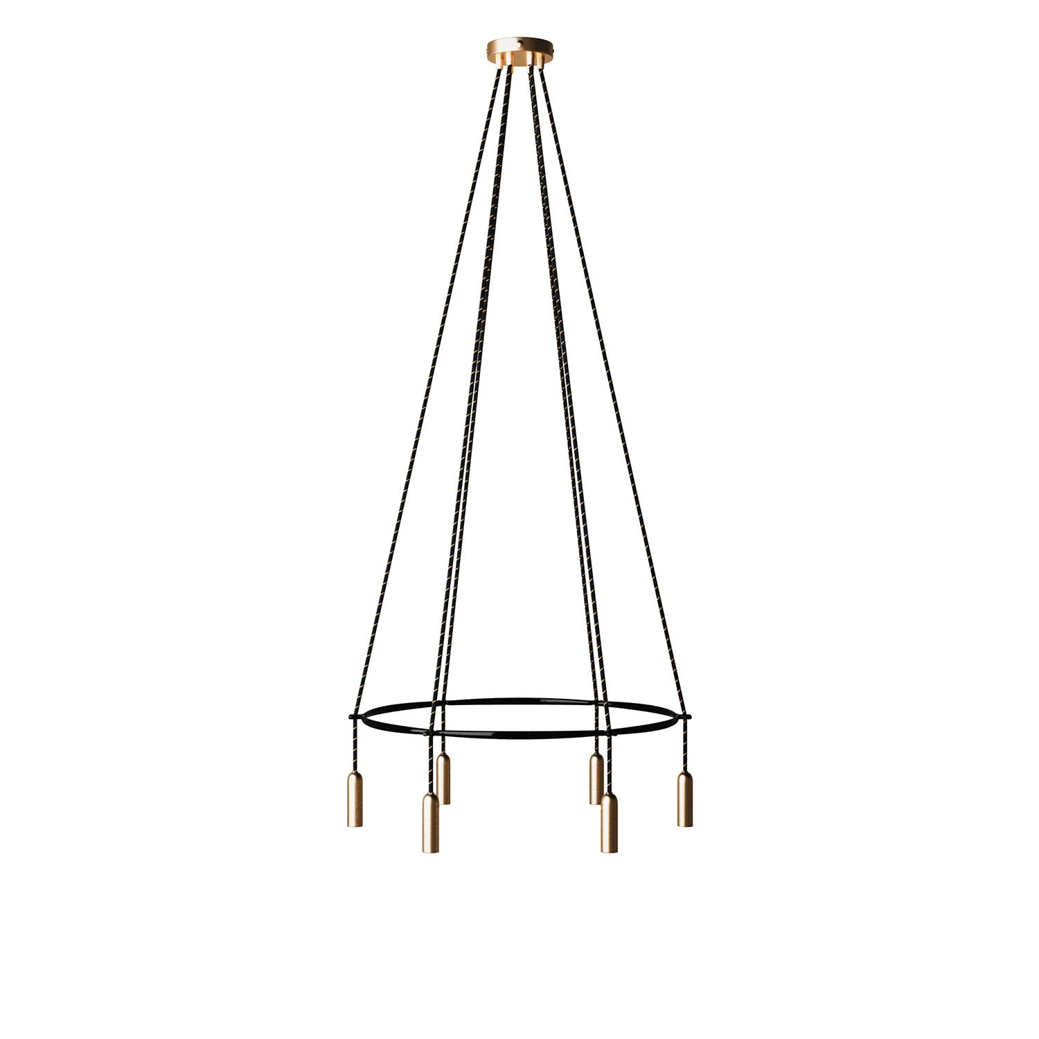 Deckenleuchte Cage P-Light mit 6 Aufhängungen