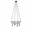 Lustre 2 Cage avec 4 bras Bona Pastel