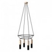 Lampadario 2 Cage a 4 cadute Tub-E14 Doppio