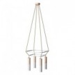 Lampadario 2 Cage a 4 cadute Tub-E14 Doppio