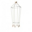 Deckenleuchte 2 Cage P-Light mit 6 Aufhängungen