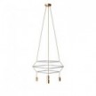 Lustre 3 Cage avec 4 bras Rodi