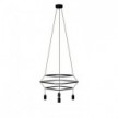 Lustre 3 Cage avec 4 bras Rodi