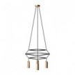 Lustre 3 Cage avec 4 bras Tub-E14