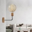 Lampada Fermaluce Elle in legno con lampadina Bumped