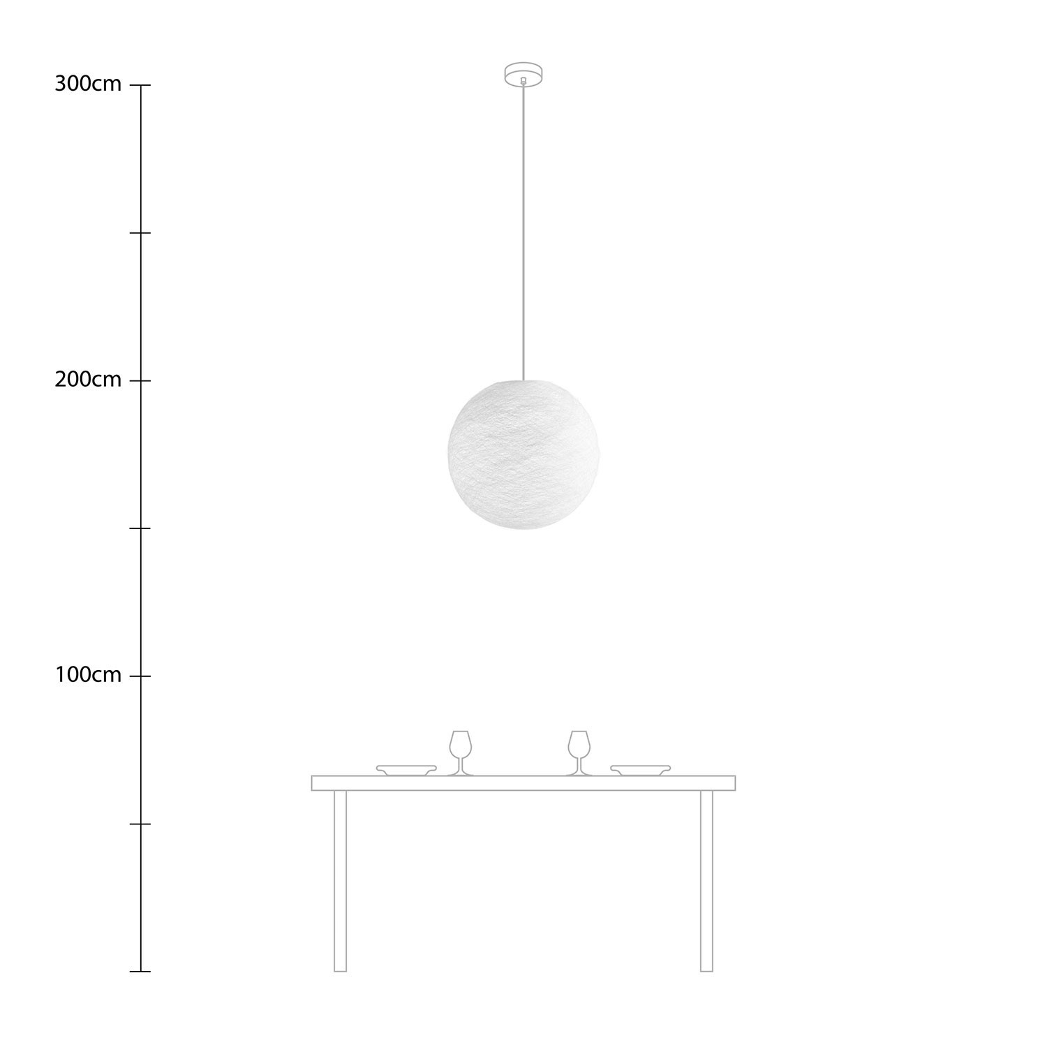 Paralume Sfera Light in filo fatto a mano