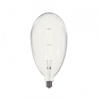 LED Glühbirne Mammamia XL, transparent 13W E27 dimmbar 2700K