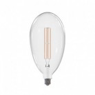 LED Glühbirne Mammamia XL, transparent 13W E27 dimmbar 2700K