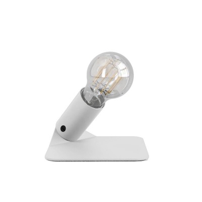 SI! Lampe de table 5V avec ampoule A60 et base métallique