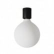 Applique con lampadina a bulbo effetto porcellana - Waterproof IP44