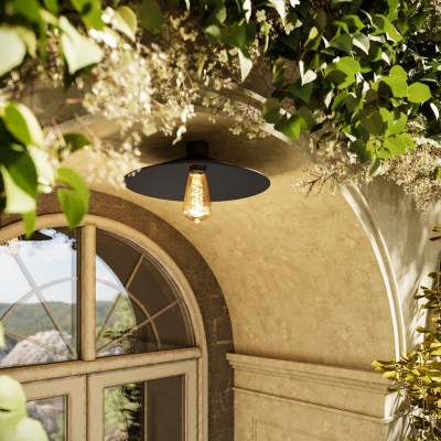 Lampe de plafond avec abat-jour en métal Swing - Waterproof IP44