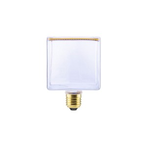 Lampadina LED Cube Trasparente Linea Floating 4.5W 300Lm 2200K Dimmerabile