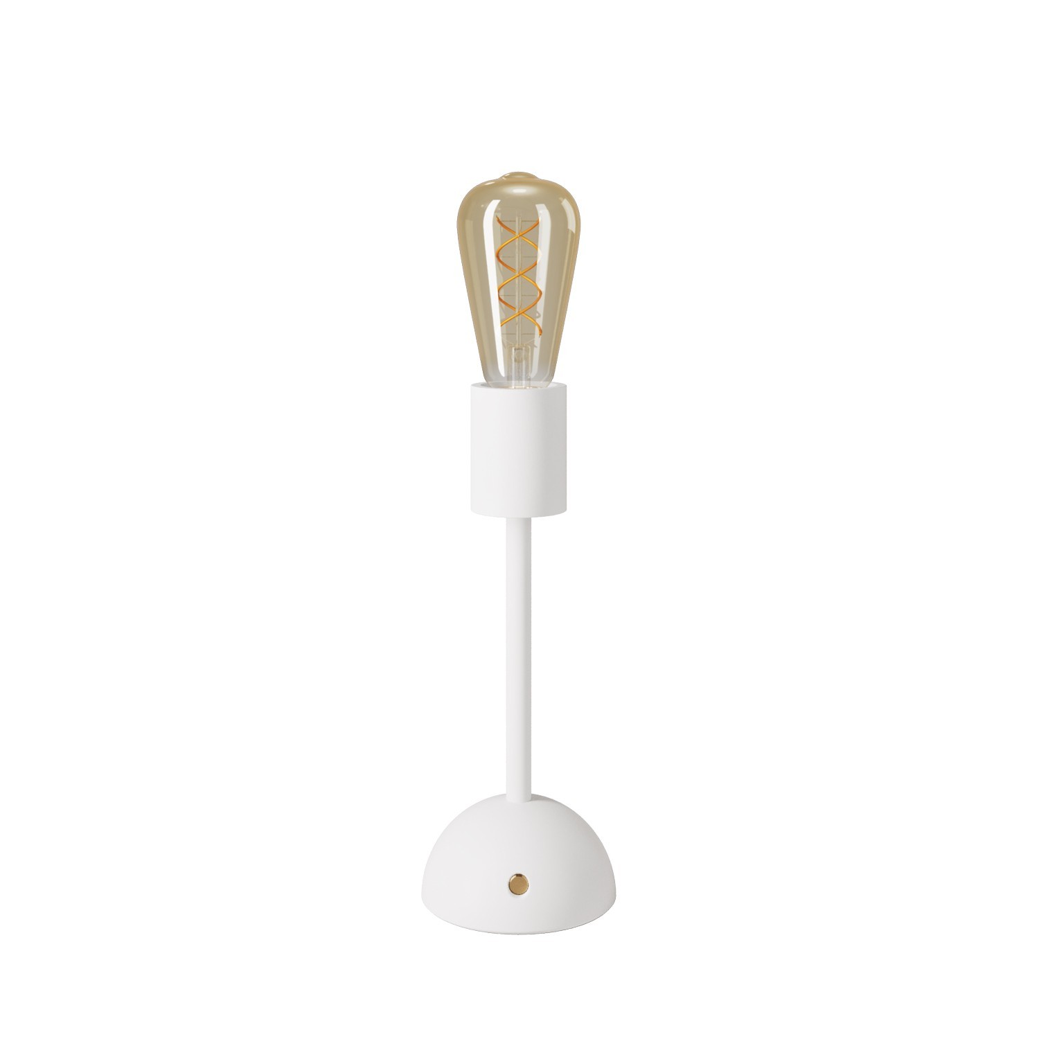 Lampada portatile e ricaricabile Cabless02 con lampadina Edison dorata