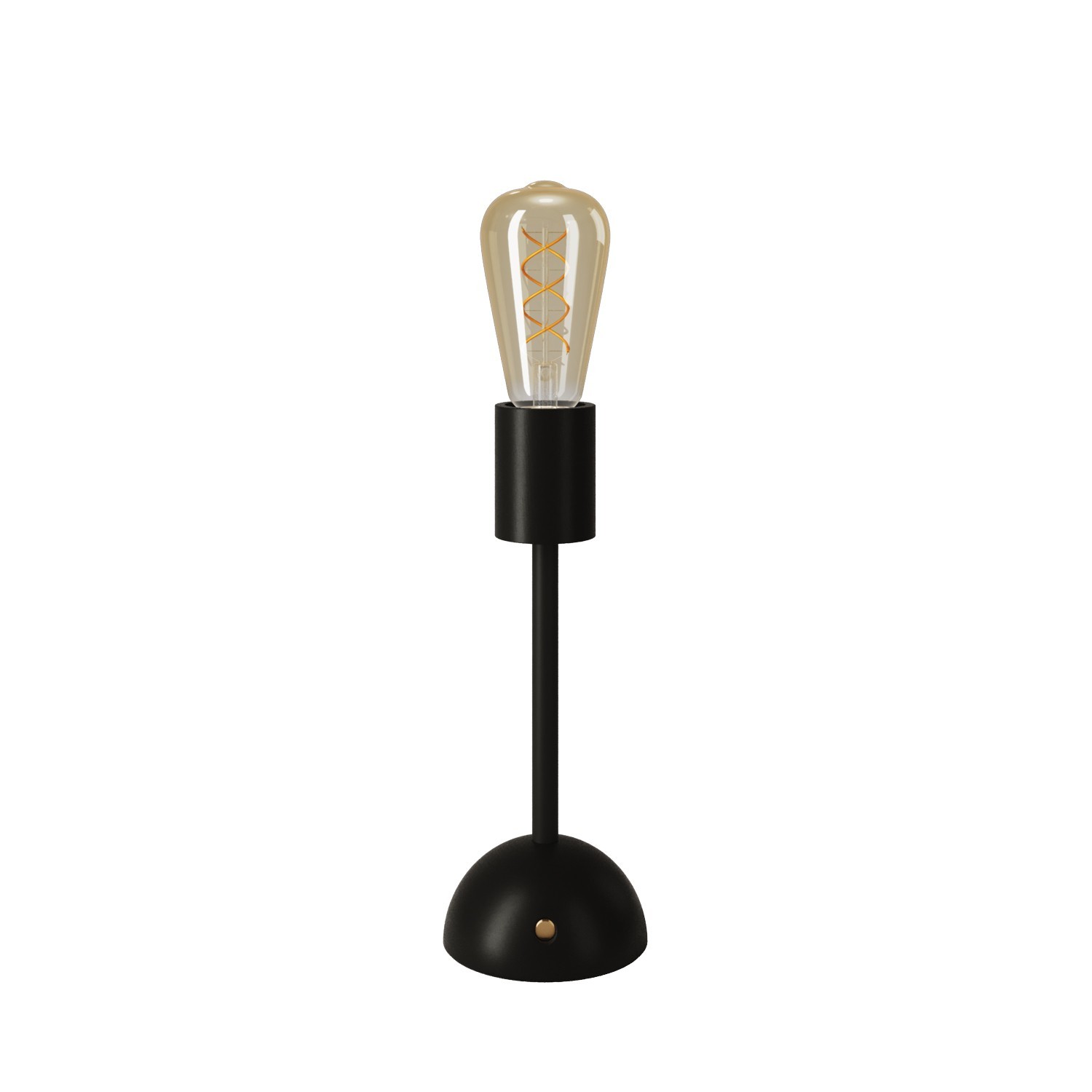 Lampada portatile e ricaricabile Cabless02 con lampadina Edison dorata