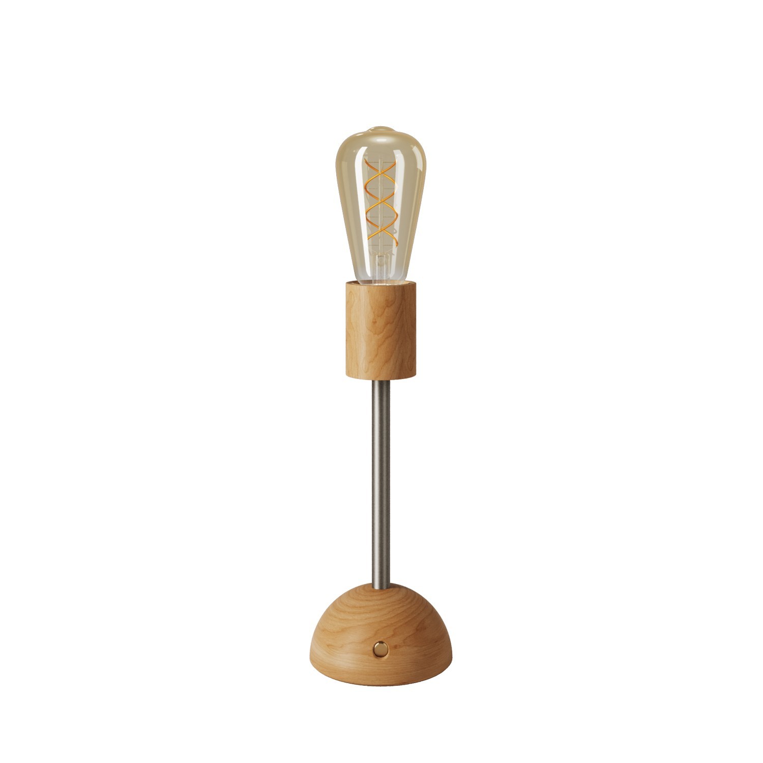 Lampada portatile e ricaricabile Cabless02 con lampadina Edison dorata