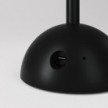 Lampada portatile e ricaricabile Cabless12 con lampadina a goccia e predisposizione per paralume