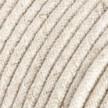Ultra Soft Elektrokabel aus Silikon mit Ummantelung aus Naturleinen, weiß meliert - RN01 rund 2x0,75