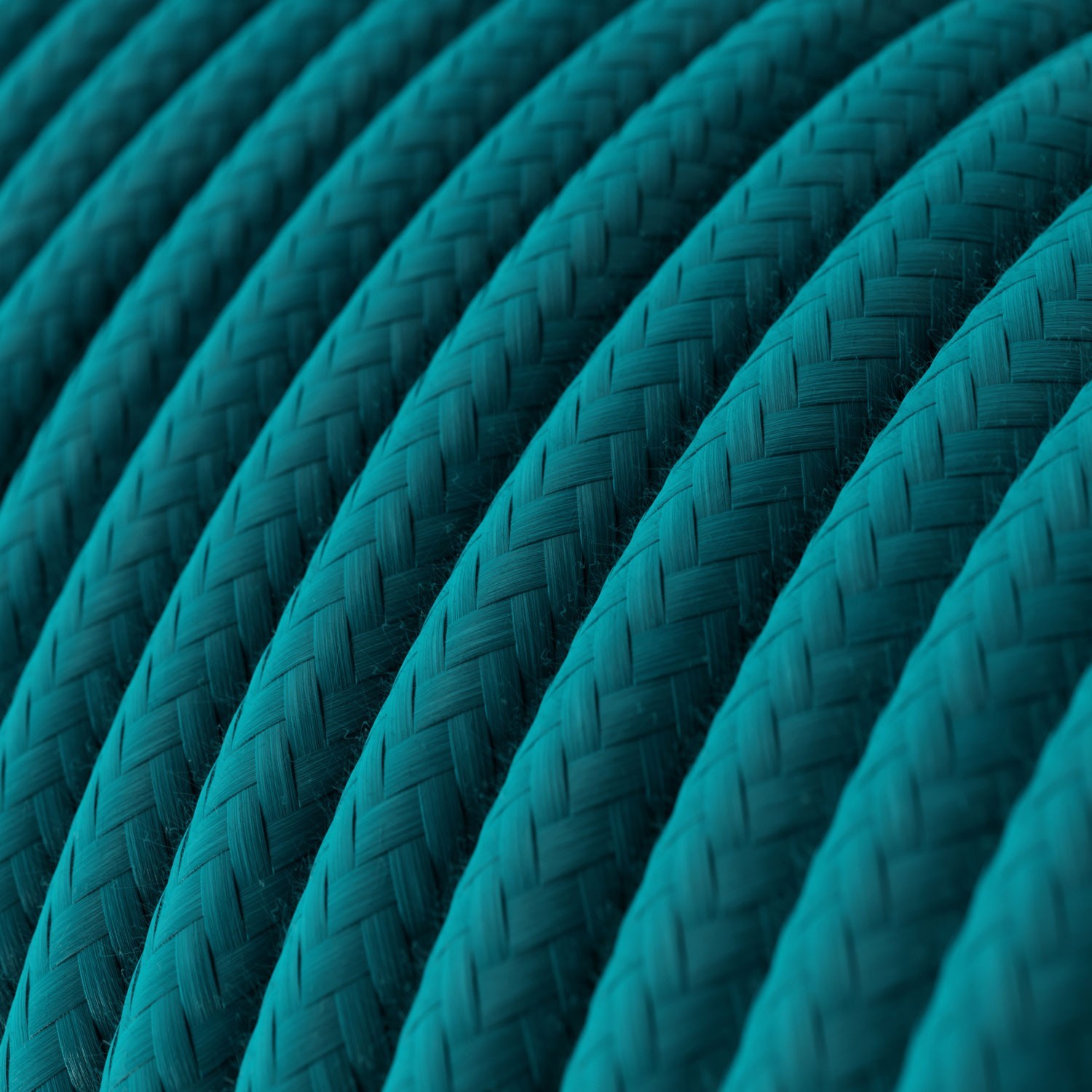 Suspension colorée en silicone avec câble textile