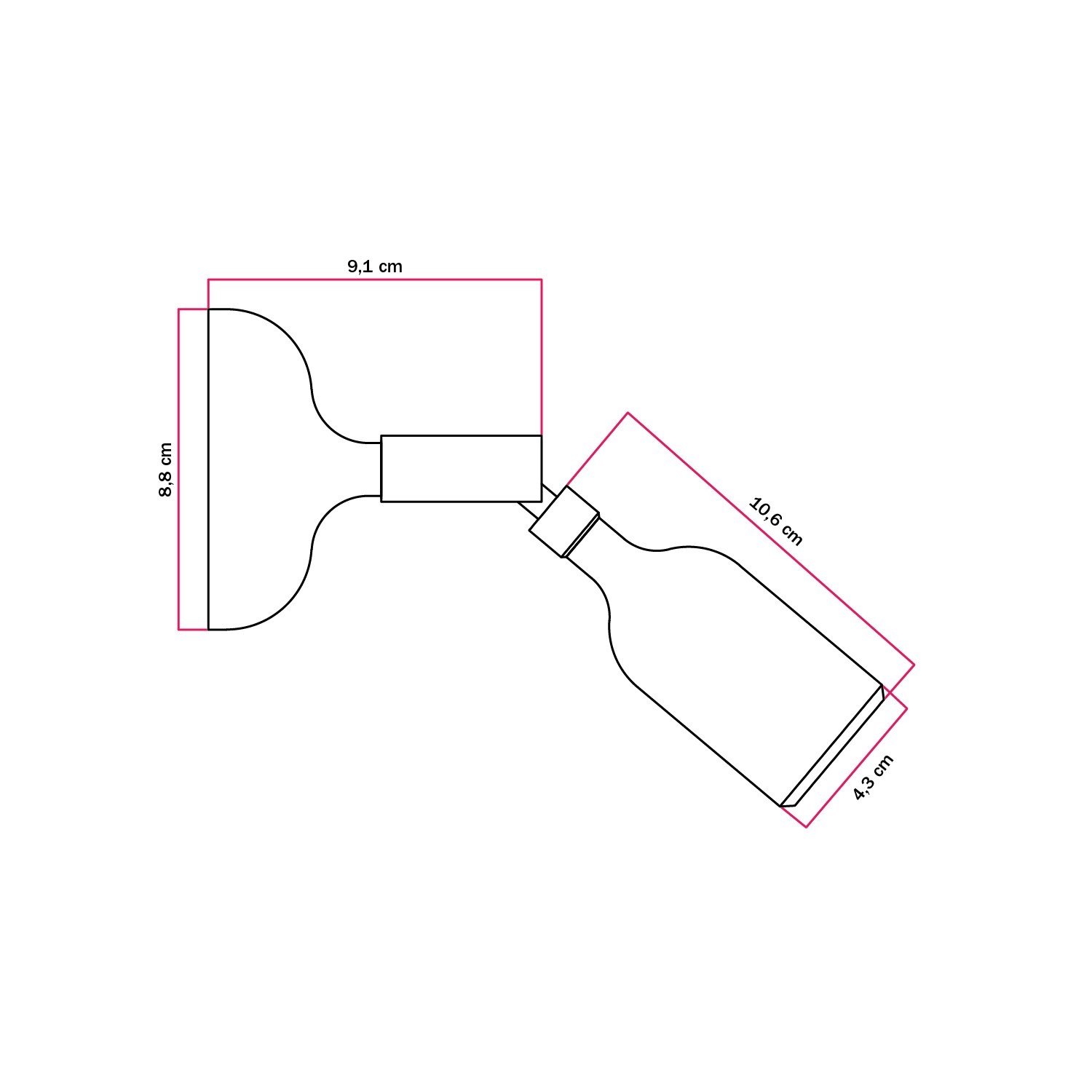 Lampe Fermaluce en silicone avec articulation