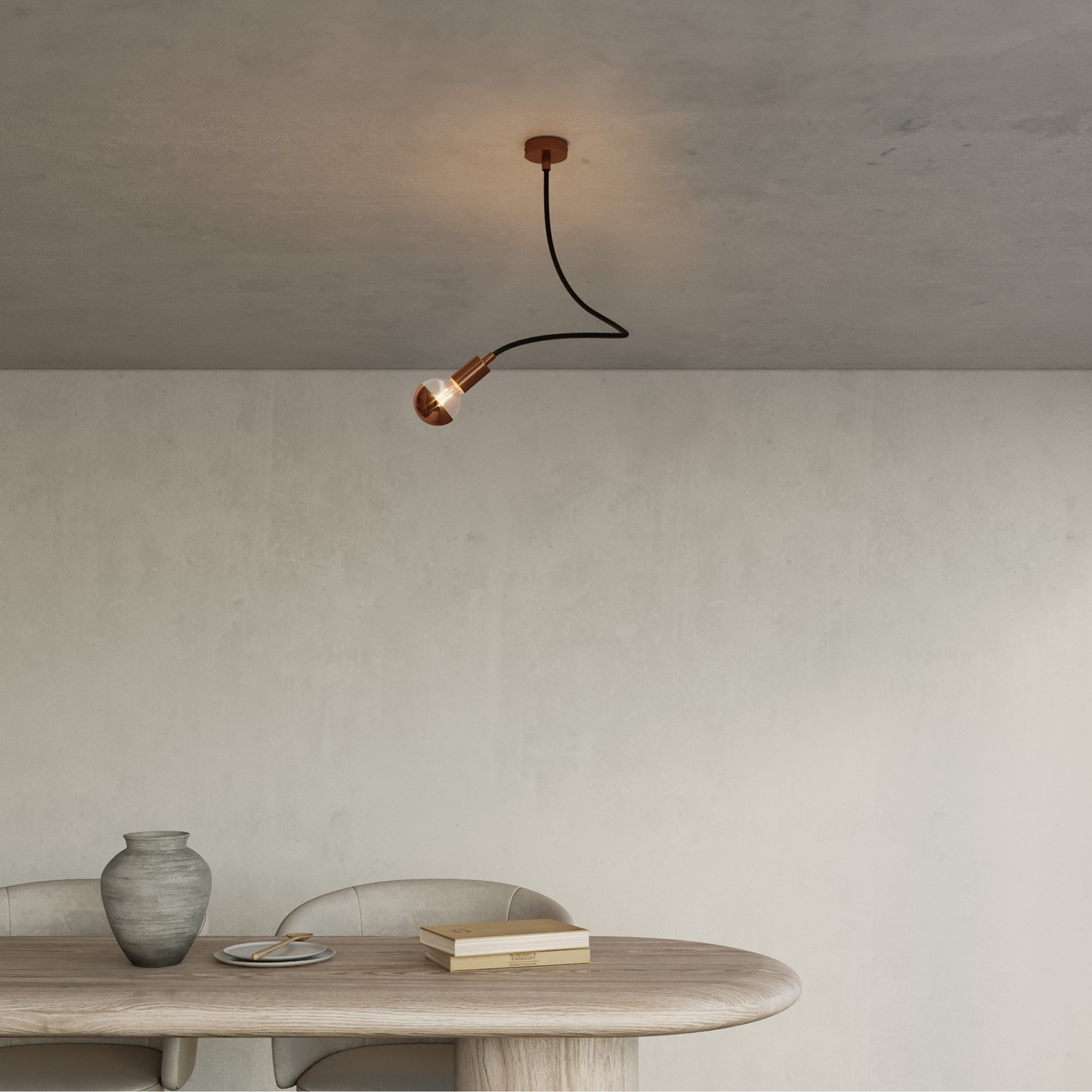 Lampada Creative Flex 60 cm da parete o soffitto