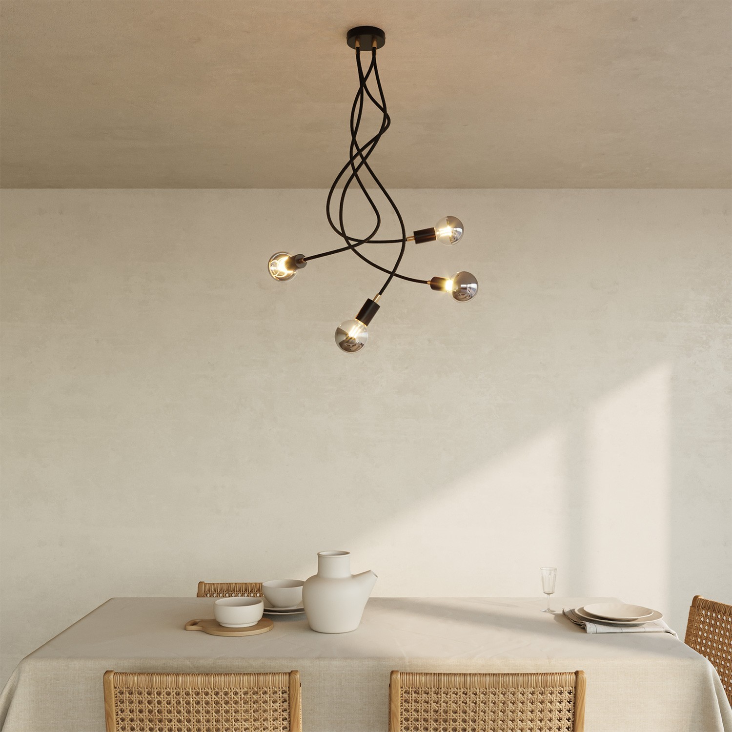 Flex 60 cm. lampada da parete e soffitto snodabile a luce diffusa