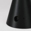 Lampada portatile ricaricabile Cabless11 con lampadina a goccia e predisposizione per paralume