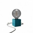 Lampe de table bleue - Cubetto