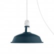 Lampe portative d'extérieur Snake avec abat-jour Harbour, câble textile de 5 m, douille étanche IP65 et prise