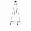 Lampadario Cage a 4 cadute P-Light